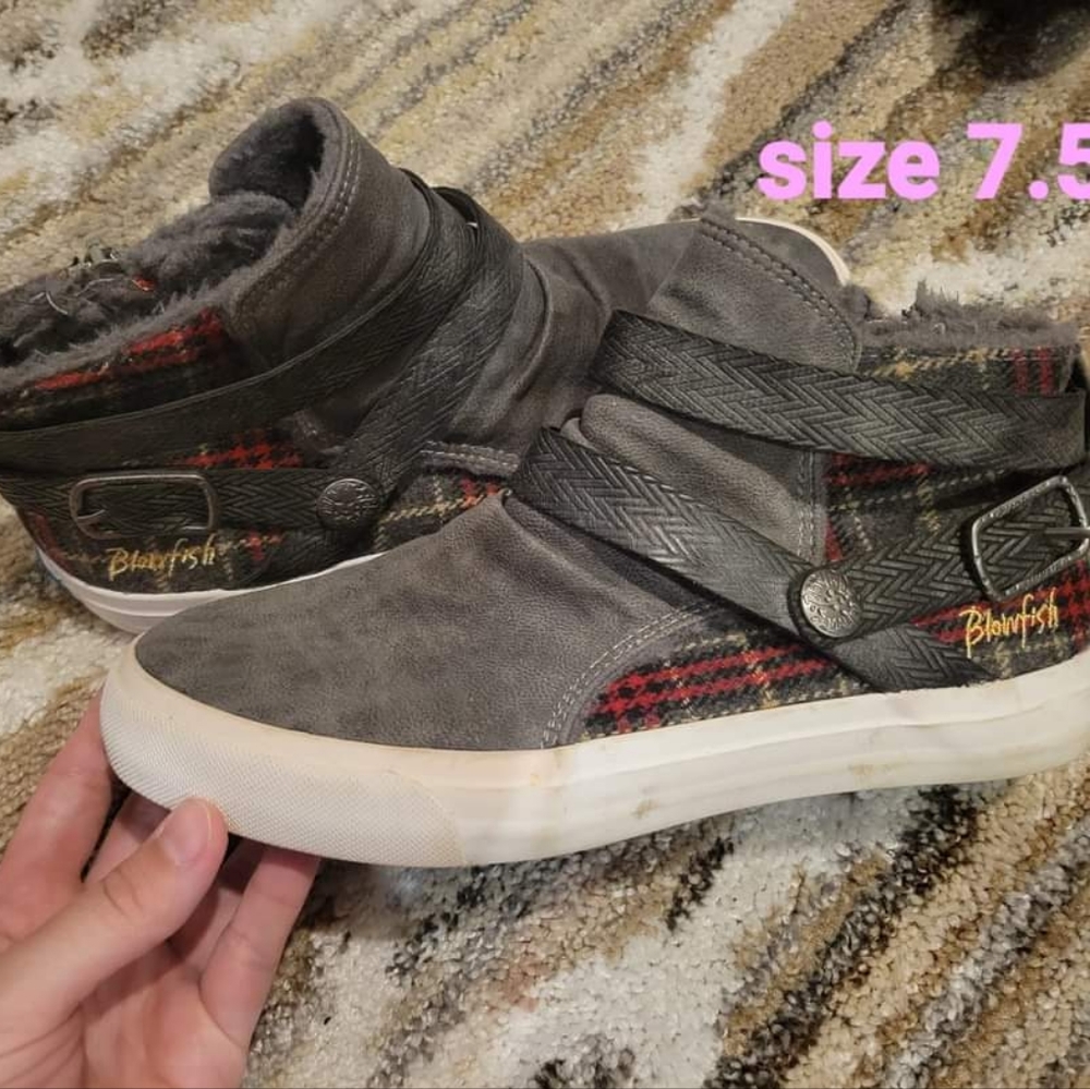 High top fuzzy blowfish